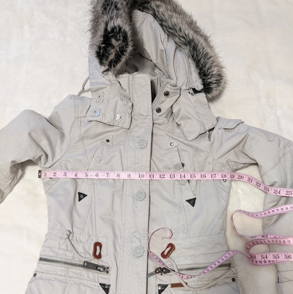 Khujo Thyra Parka Winter Jacket with Faux Fur - Picture 13 of 15